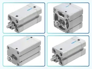 Festo ADN compact pneumatic cylinders designed for space-saving industrial automation and precision linear motion applications