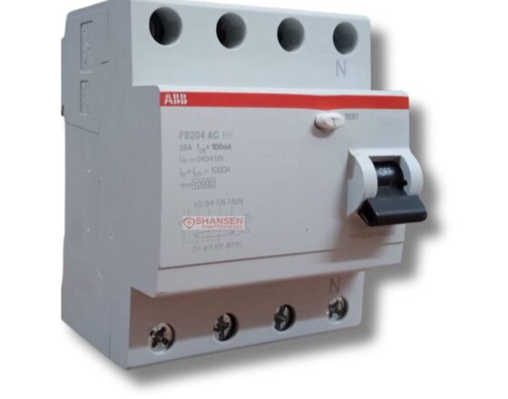 ABB Brand FB204 AC-25/100mA Residual Current Circuit Breaker