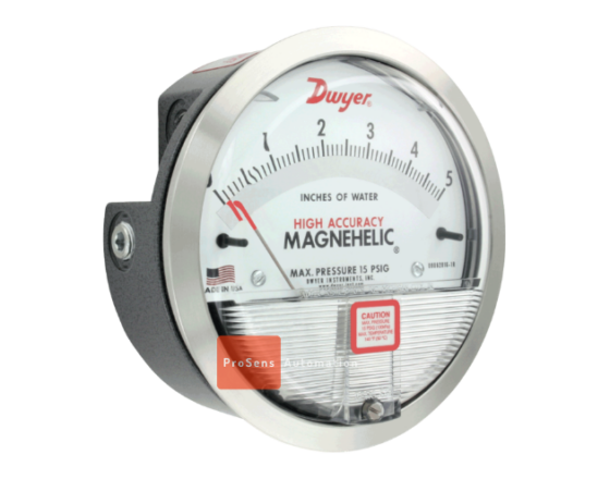 Dwyer Series 2000-HA High Accuracy Magnehelic Differential Pressure Gage