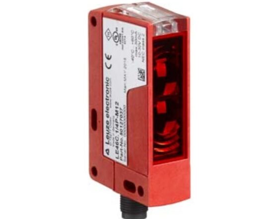 Leuze Brand Throughbeam photoelectric sensor receiver LE46C/4P-M12