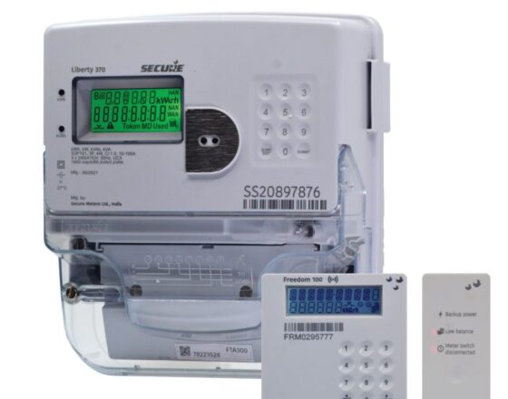 SECURE Brand Liberty 370 (Dual-Register) Three-Phase Switched Electricity Meter
