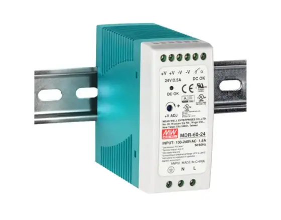 Meanwell MDR-60-24 – DIN Rail Power Supply