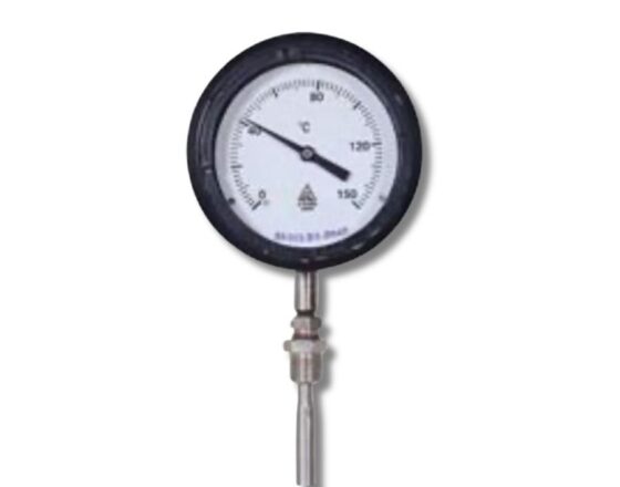 H Guru Gas Filled Rigid Stem Type Temperature Gauge