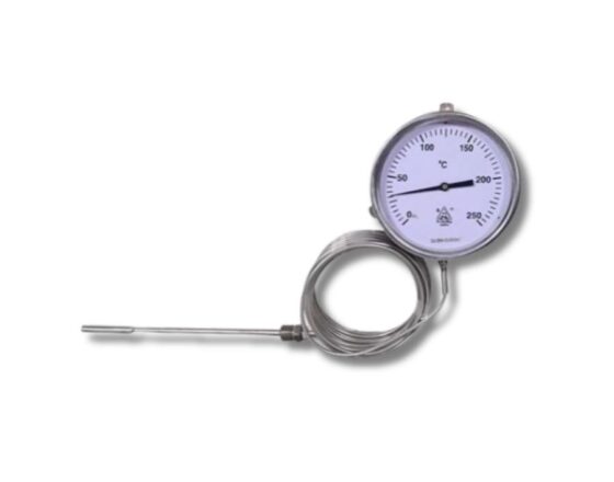 H Guru Mercury In Steel Distance Type Temperature Gauge