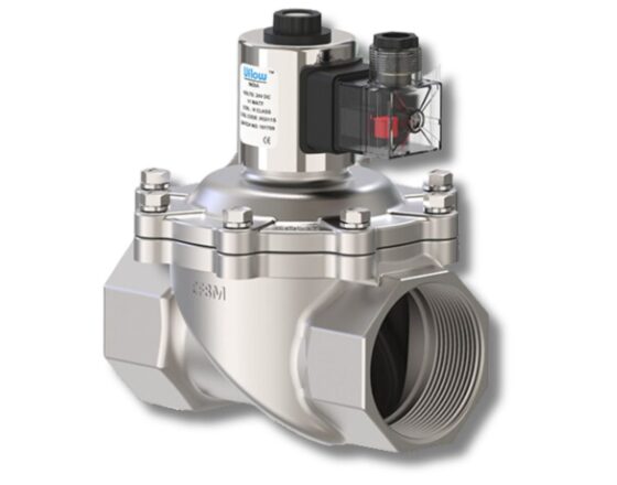 Uflow Semi Lift Diaphragm Operated Solenoid Valve (NC)