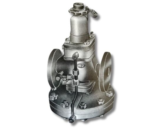 WJ Cast Steel Pilot Controlled Metallic Diaphragm Pressure Reducing Valve