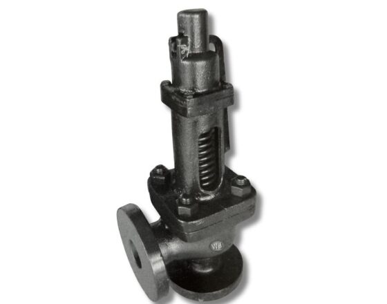 WJ Cast Iron Spring Loaded Single Post Safety Valve